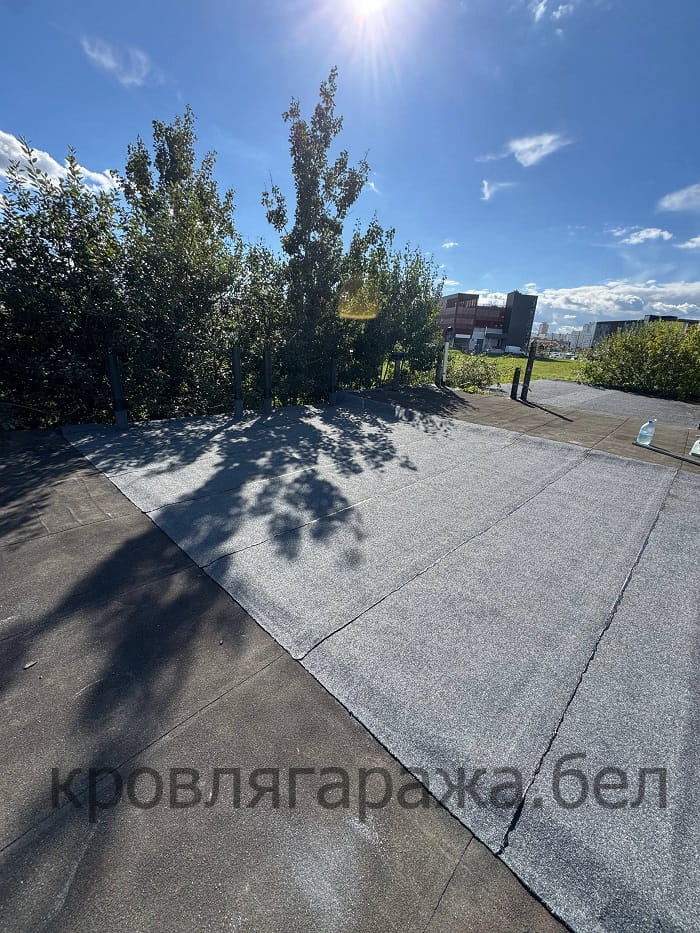 Ремонт кровли гаража в Логойске объект №11 фото-1